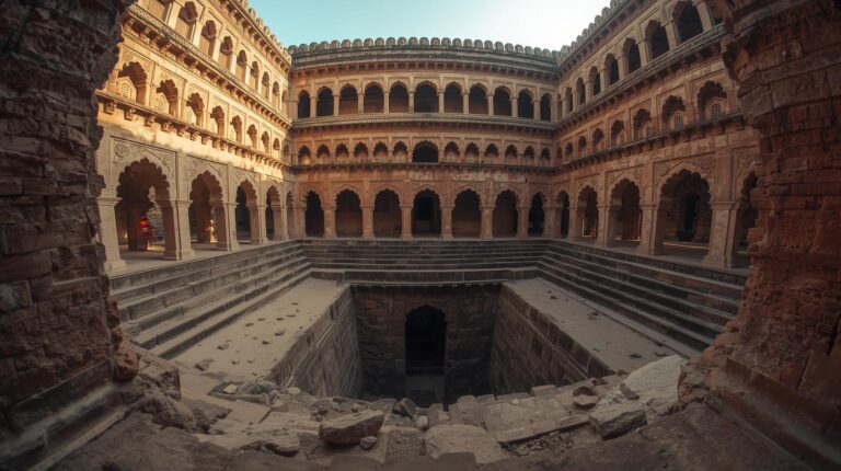 Mehrauli heritage park walking tour.